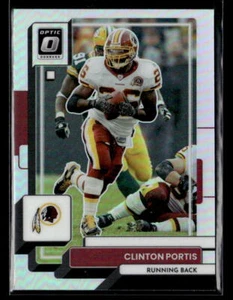 Clinton Portis - 2022 Panini Donruss Optic Silver Holo #200 Washington Redskins - Picture 1 of 2