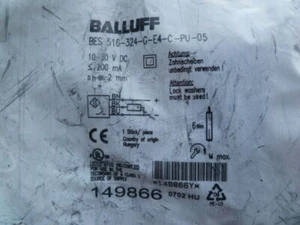 Balluff BES-516-324-G-E4-C-PU-05 BES00P0 Inductive Sensor 10-30VDC 100mA 149866 - Picture 1 of 2