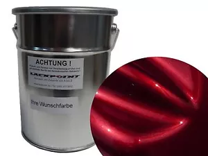 1 Liter Spritzfertig Brillant Color Candy Rot Tinten Lasur Autolack Trendlack ! - Bild 1 von 1
