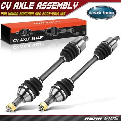 2x Conjunto de eje trasero CV para Honda Rancher 420 2009 2010 2011 2012 2013 2014 IRS Foto 1 de 4