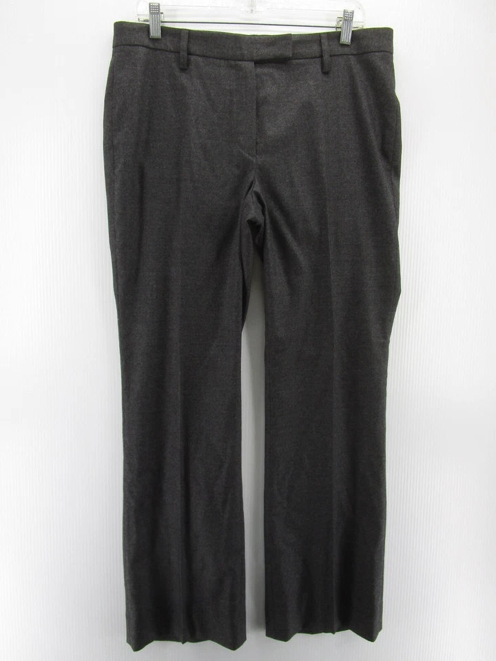 Pantalones Gunex Mujer 12 Gris Lana Virgen Mezcla Cachemira Pantalones Bootcut Italia Foto 1 de 4
