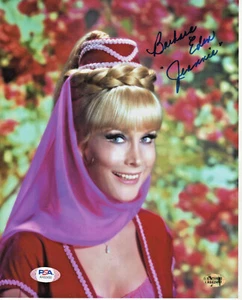 Barbara Eden Autographed 8x10 Photo WITH "Jeannie" Inscription-PSA/DNA - Picture 1 of 2