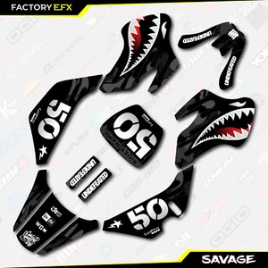 Black Savage Camo Racing Graphics kit Fits 00-06 Suzuki JR50 JR 50 Decal - Picture 1 of 5