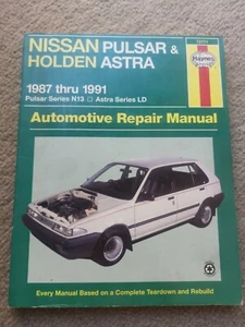 Nissan Pulsar N13 & Holden Astra LD 1987-91 Repair Manual - Picture 1 of 4