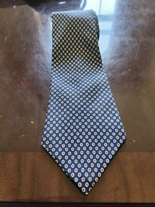 Hardy Amies London Designer Vintage Men’s silk neck tie 4" wide - Picture 1 of 5