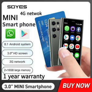 SOYES S23 Pro Unlocked Mini HD Smartphones 3G 4G 2GB +16GB Android 8.1 Dual SIM - Picture 1 of 18