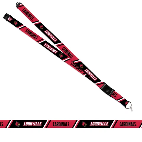 Louisville Cardinals Breakaway Detachable Keychain ID Holder Lanyard NCAA NWT Cover