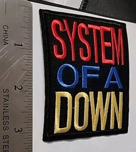 System Of A Down Band Embroidered Iron/Sew On Patch - Picture 1 of 1
