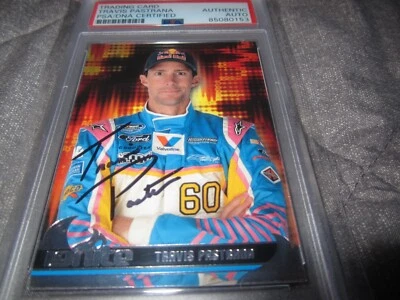 Tarjeta firmada por Travis Pastrana. ADN PSA. Racing Foto 1 de 3