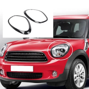 Headlight Trim Ring Bezel ABS For BMW MINI R60 Cooper Countryman 2011-2016 - Picture 1 of 9