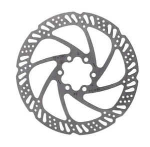 Tektro TR 160-24 Wave Brake Disc 160 mm 6-Hole Silver MTB Gravel Road - New - Picture 1 of 5