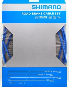 Shimano PTFE SIL-TEC Road Bike Brake Cable Housing Set Blue - Picture 1 of 1