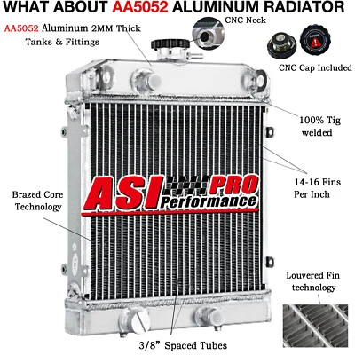 RADIADOR DE ALUMINIO APTO PARA ARCTIC CAT ALTERRA PROWLER XR TRV 700 550 450 XT #0413205 Foto 1 de 4