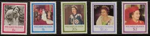 PITCAIRN ISLANDS SG285/9 1986 60th BIRTHDAY OF QUEEN ELIZABETH MNH - Picture 1 of 1