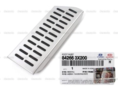 GENUINE Aluminum Foot Rest Pedal Pad for 2011-2017 Hyundai Elantra 842663X200 - Image 1 of 4