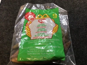 McDonald's Ty Teenie Beanie Baby #9 Claude die Krabbe noch in der Tasche - Bild 1 von 2