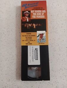 60 Years of Harmony Roy Rogers & The Sons of the Pioneers Anniversary VHS Tape