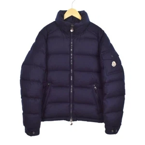 MONCLER MONTGENEVRE Down Jacket Navy Size 2 17AW #EI BGA - Picture 1 of 8