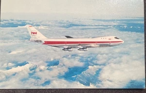 Flugpostkarten Trans World Airlines Boeing 747 - Bild 1 von 3