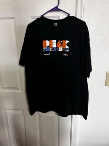 Amazon Peak Official 2022 Orange Blue White Logo Men's Black T-Shirt 2XL - Picture 1 of 5