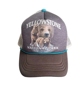Cappello camionista Yellowstone National Park Foundation usato taglia unica H3 copricapo - Foto 1 di 12