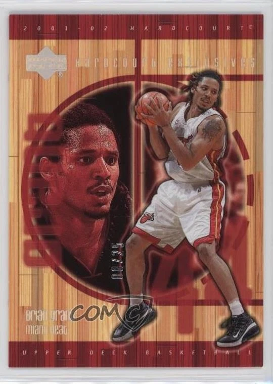 2001-02 Upper Deck Hardcourt Hardcourt Exclusives /25 Brian Grant #43 - Image 1 of 2