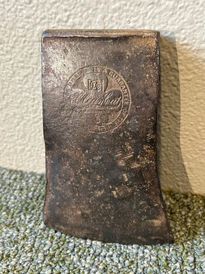 Antigua HACHA SNGLE BIT "CORTE LIMPIO" DCH (DUNHAM CARRIGAN HAYDEN) EN RELIEVE 2,2 libras Foto 1 de 4