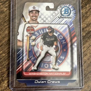 DYLAN CREWS 2024 Bowman Draft Chrome Top Prospects In Action HANGER #BIA-17 - Picture 1 of 2