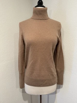 Aqua 羊绒棕色毛衣 M 码 — 第 1/4 张图片
