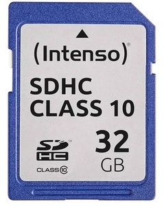 Intenso 32GB Micro SDHC High Speed Memory Card Class 10 with Adaptor Blue - Picture 1 of 5