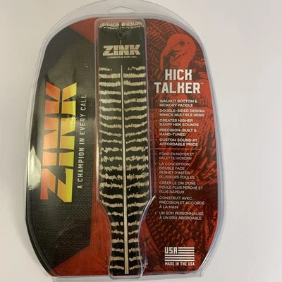 Zink Hick Talker Box Call for Turkey Hunting ZNK-HRBC New Sealed - Image 1 of 4