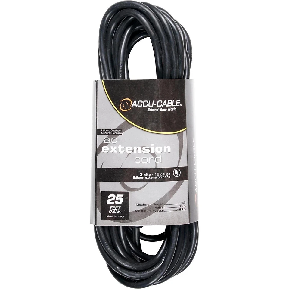 American DJ EC163 16 Gauge IEC Power Extension Cord 3 ft. 25 ft. - Image 1 of 1