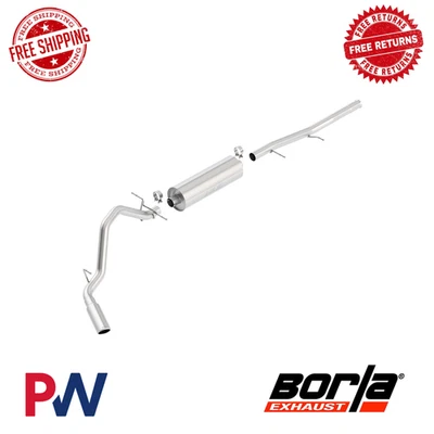 Escape trasero Borla Touring Cat para 09-13 Silverado / Sierra 1500 4,8 L/5,3 L/ 6,0 L Foto 1 de 2