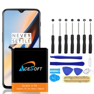 Working AceSoft 5320mAh Replacement BLP685 Battery for One Plus Oneplus 6T - Picture 1 of 2