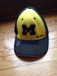 U of M University of Michigan Wolverines Baseball Hat Ball Cap Soft Cloth NEW - Picture 1 of 5