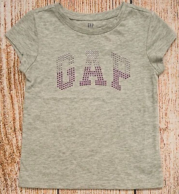 Girls XL (12) Top Stud Logo NWT GAPKids Gray Heather - 504294 (5bh21) - Image 1 of 3