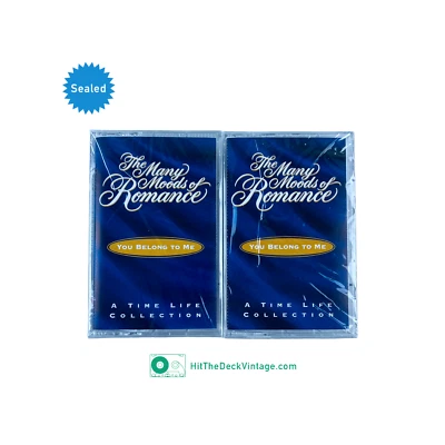 2x Time Life Many Moods of Romance You Belong To Me Cassette Tapes Comps SEALED - Image 1 of 3