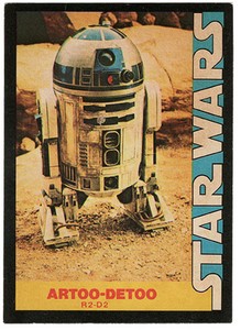 1977 STAR WARS Wonder Bread Trading Card #8 Artoo-Detoo R2-D2