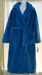UGG Alesandra Women's Long Faux Fur Wrap Coat Night Sky Large/Extra Large (L/XL) - Picture 1 of 4