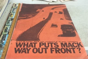 1966 MACK TRUCKS  Australian Sales Advert/ Brochure  - Picture 1 of 3