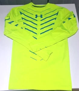 UNDER ARMOUR MENS SLIM GYM FIT LONG SLEEVE TOP T-SHIRT GYM SHARK M NEW RRP £75 - Picture 1 of 10