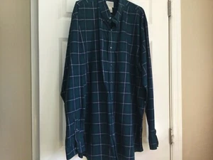 L.L.Bean grün marine kariert L/S Hemd XL Tall - Bild 1 von 3