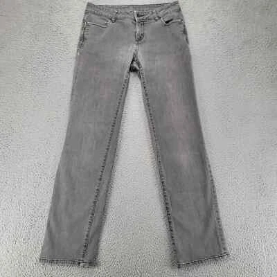 Pantalones de mezclilla Simply Vera Vera Wang para mujer 6 grises rectos informales desgastados bolsillos con cremallera Foto 1 de 4