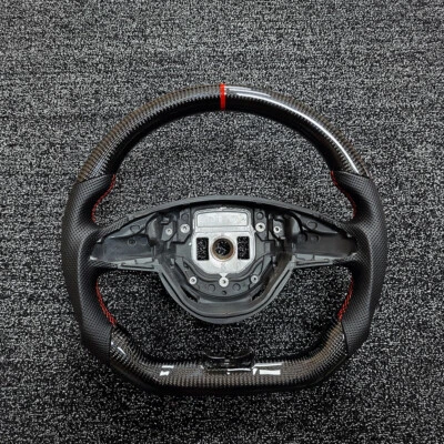 Carbon Fiber Steering Wheel Fit Mercedes-Benz AMG C63 C43 SLC GLC GLE GLS GLA - Image 1 of 4