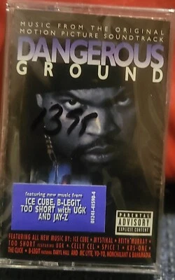 Dangerous Grounds Soundtrack Cassette Tape (1997) Ice Cube Jay-ZKRS-ONE SEALED - Image 1 of 4