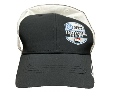 NTT INDYCAR Series Negro Blanco Nike Dr-Fit Club Gorra Sombrero Indy 500 Para Hombres M/L Ajustable Foto 1 de 4