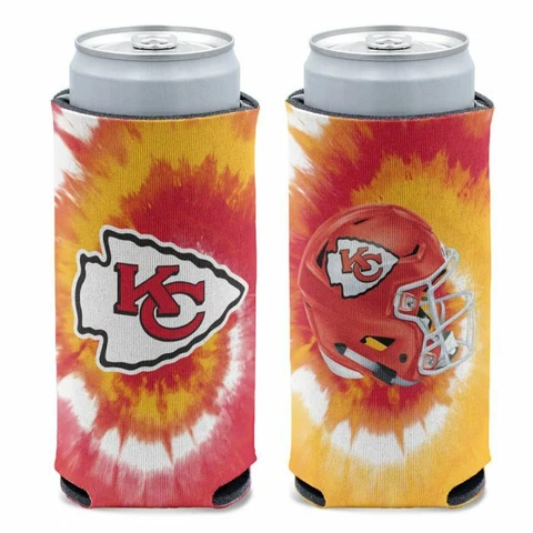 KANSAS CITY CHIEFS 12 0Z SELTZER SLIM CAN COOZIE KOOZIE COOLER HOLDER NFL Cover