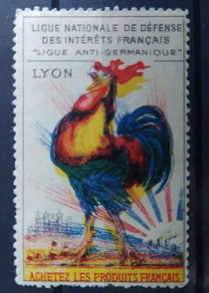 VIGNETTE CINDERELLA LYON ACHETER DES PRODUITS FRANÇAIS LIGUE ANTI GERMANIQUE  - Photo 1/1