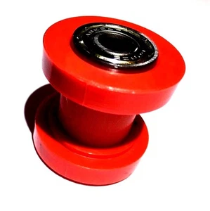RODILLO DE CADENA TENSOR DE POLEA ROJA DE 8MM CRF50 SSR THUMPSTAR PIT BICICLETA DE TIERRA - Imagen 1 de 2