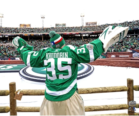 Anton Khudobin Dallas Stars 2020 Winter Classic Celebrate 20x24 Photo Cover